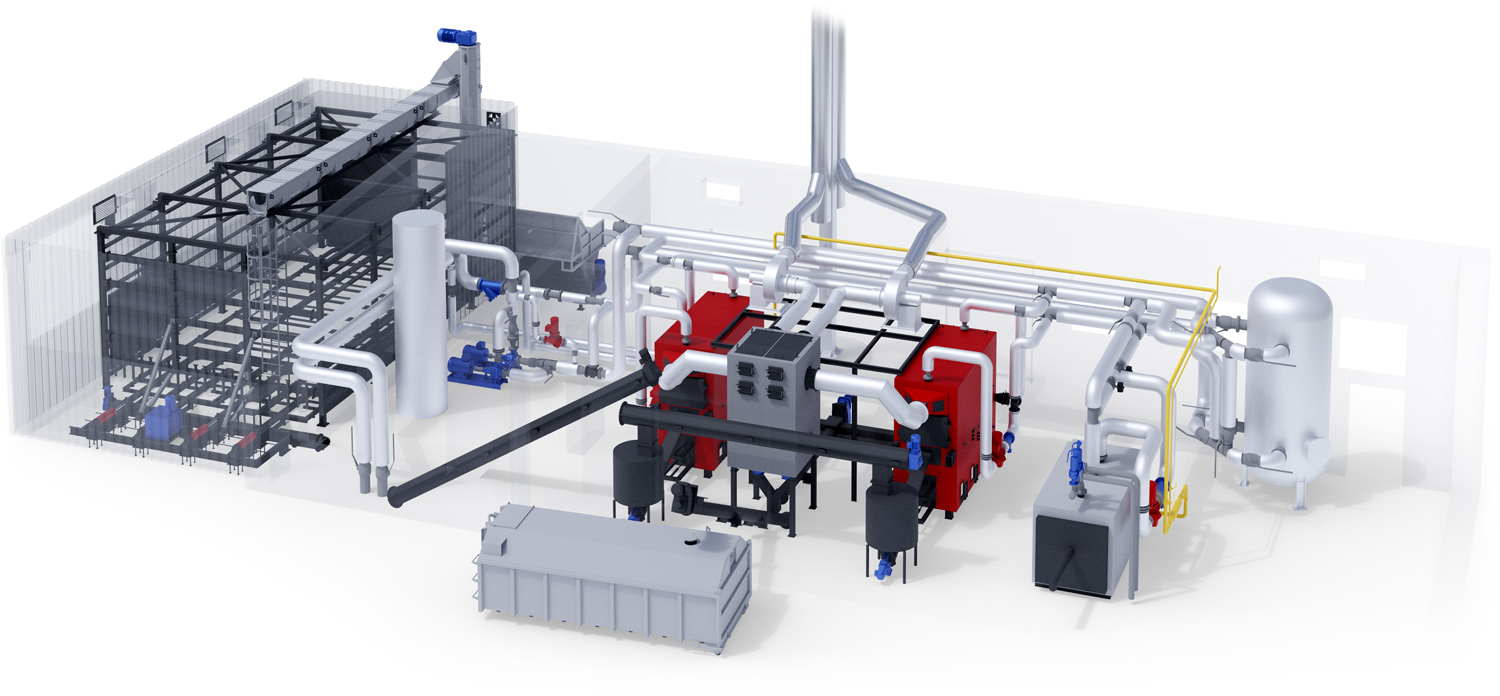 Rapla Metalli moodulkatlamaja 3D visualiseering