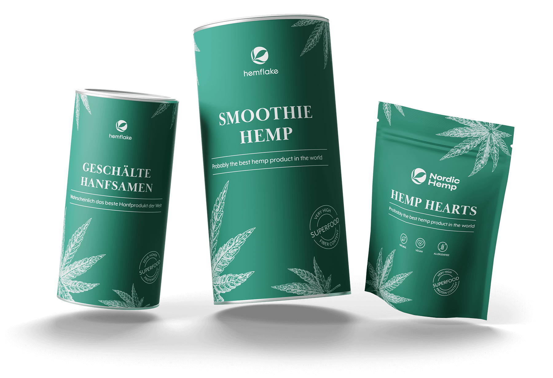 Nordic Hempi tootepakendid
